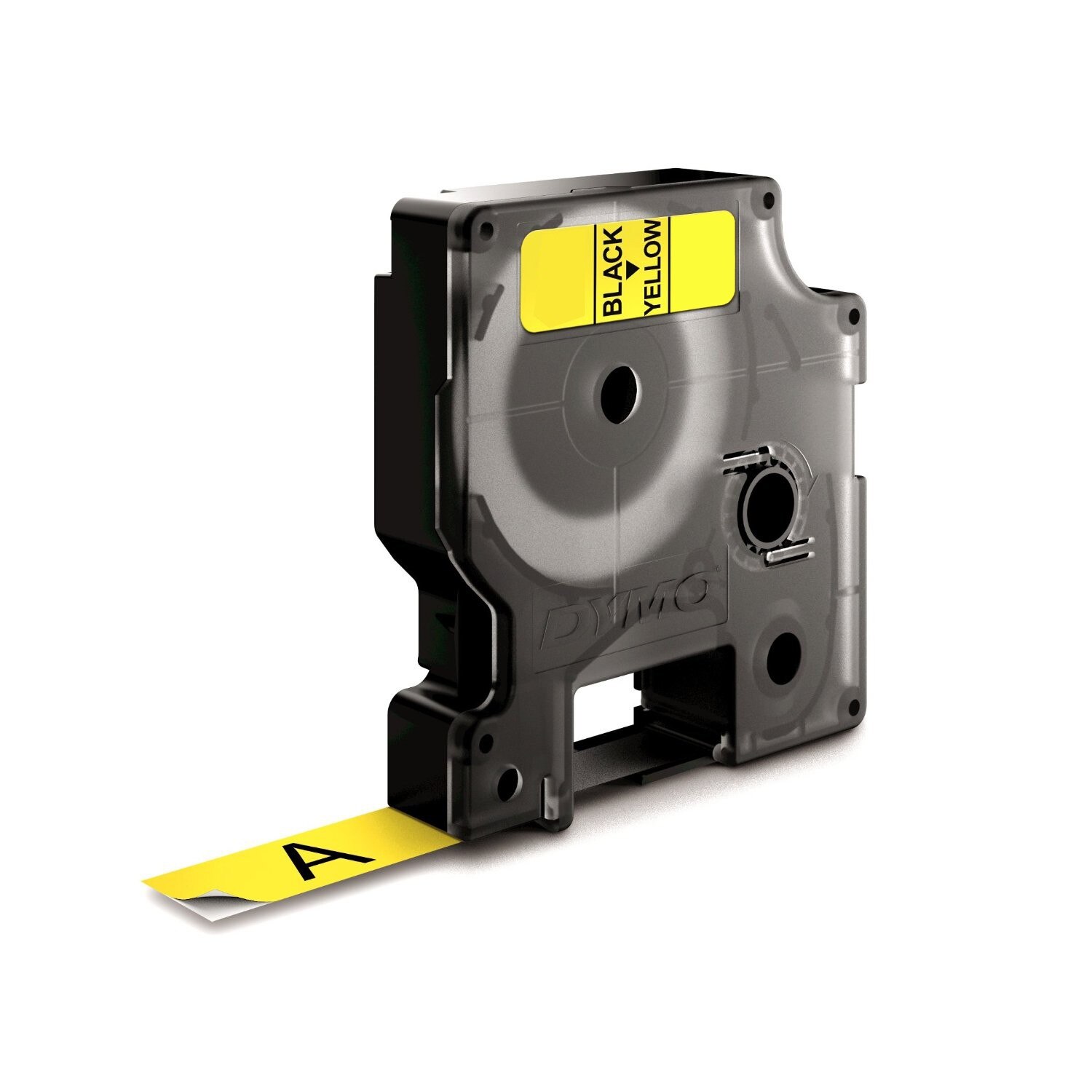 Banda laminata Dymo D1 DY40918 9mm, Negru/Galben